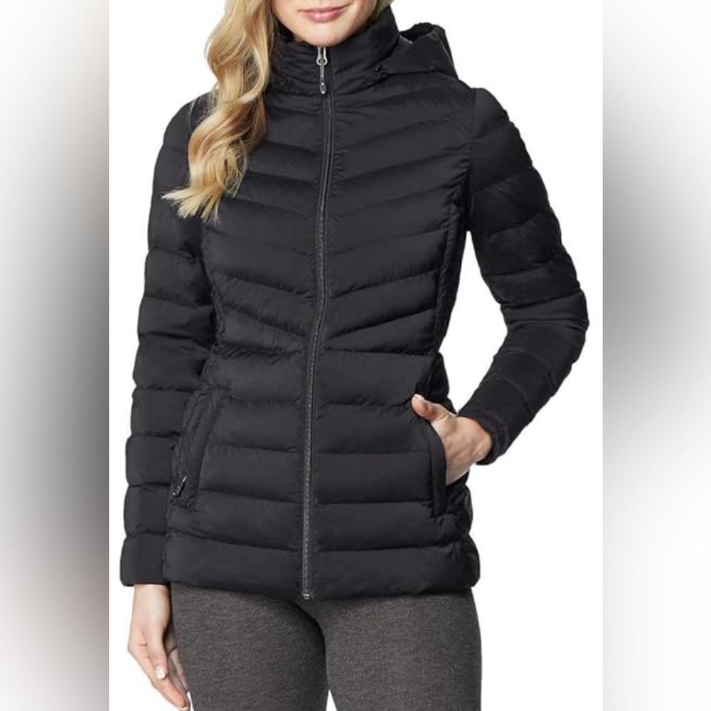 32 Degrees heat black stretch jacket